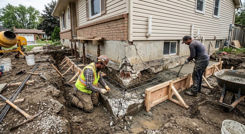 Slab Foundation Repair in Salem, NH