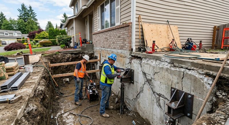 Structural Foundation Repair in Acton, MA
