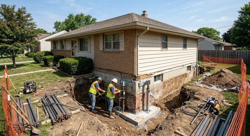 Structural Foundation Repair in Littleton, MA