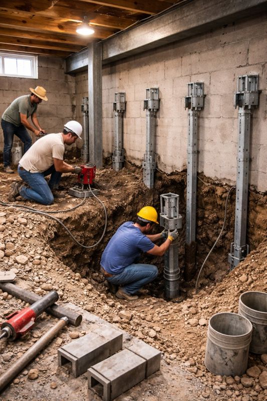 Structural Underpinning in Salem, NH