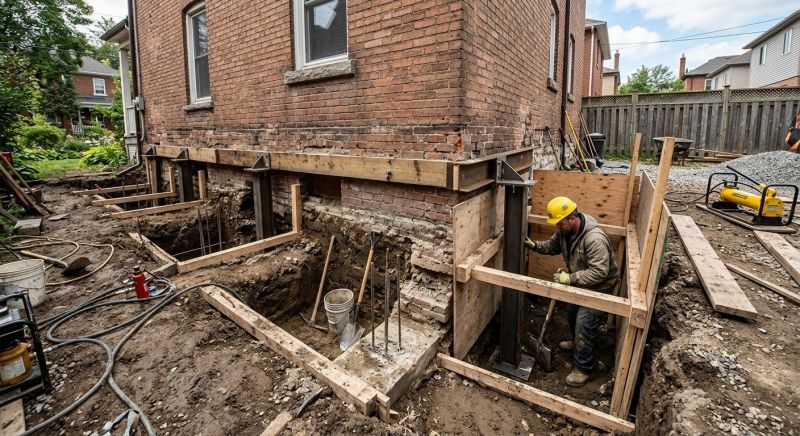 Structural Underpinning in Salem, NH